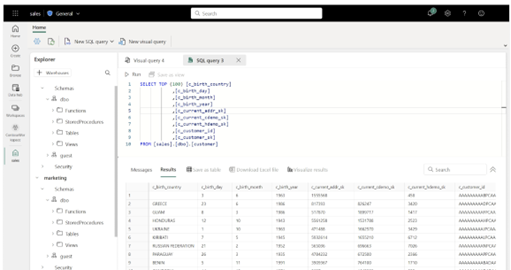 SQL Query editor