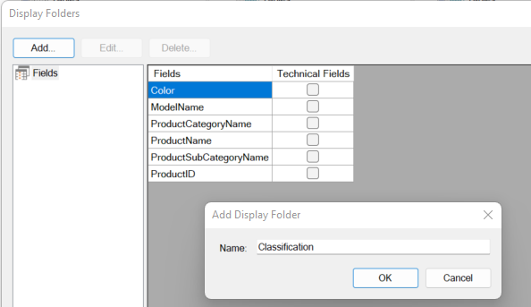 Display Folders